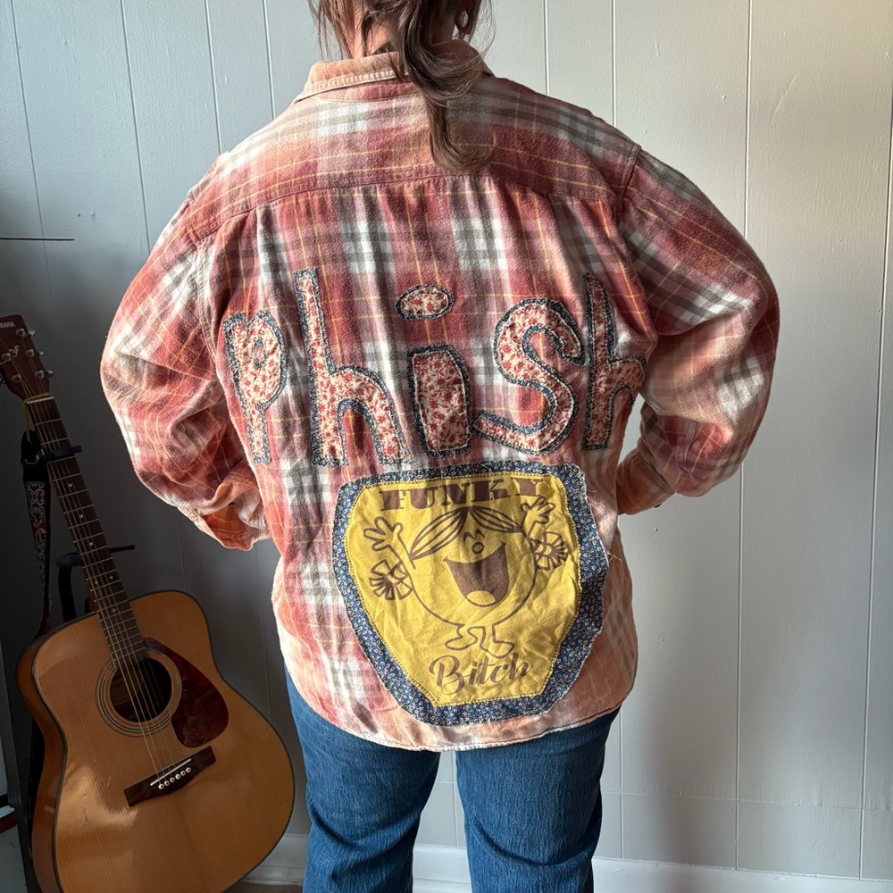 Phish Funky B*tch Upcycled Flannel
